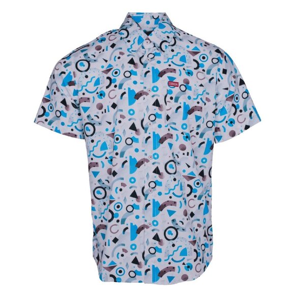 Dixxon Shirt Mens 2X New Wave Short Sleeve Button Up NWT - Picture 1 of 4